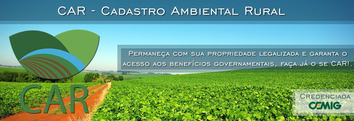 Banner CAR - Cadastro Ambiental Rural